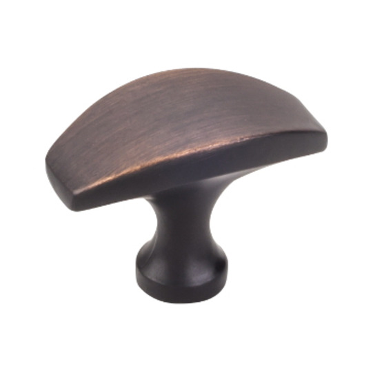 1 1/2in. Overall Length Cabinet Knob Brushed Oil Rubbed Bronze